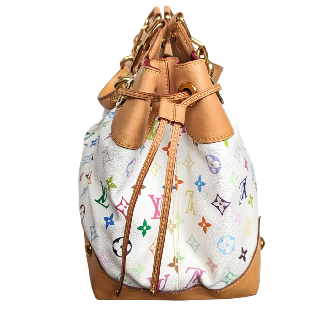 LOUIS VUITTON WHITE MULTI URSULA TOTE BAG - Picture 6 of 16